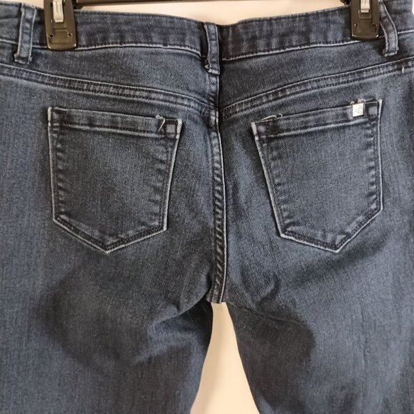 Simply Vera Vera Wang Jeans Women’s 6 Straight Leg Stretch Denim Blue 5 Pocket - Picture 7 of 8